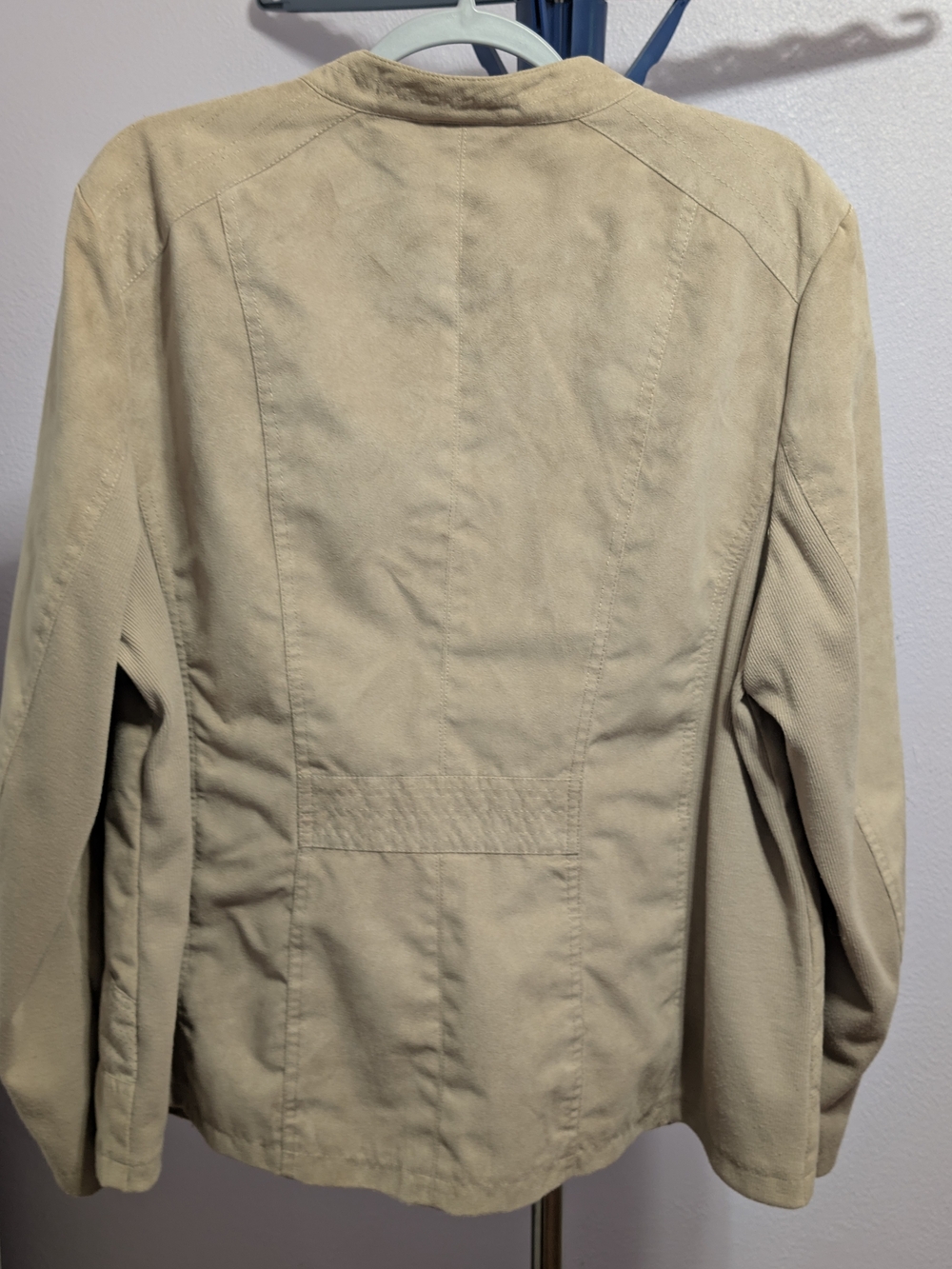 Valerie Stevens Tan Zip-Up Utility Jacket - Picture 2 of 3